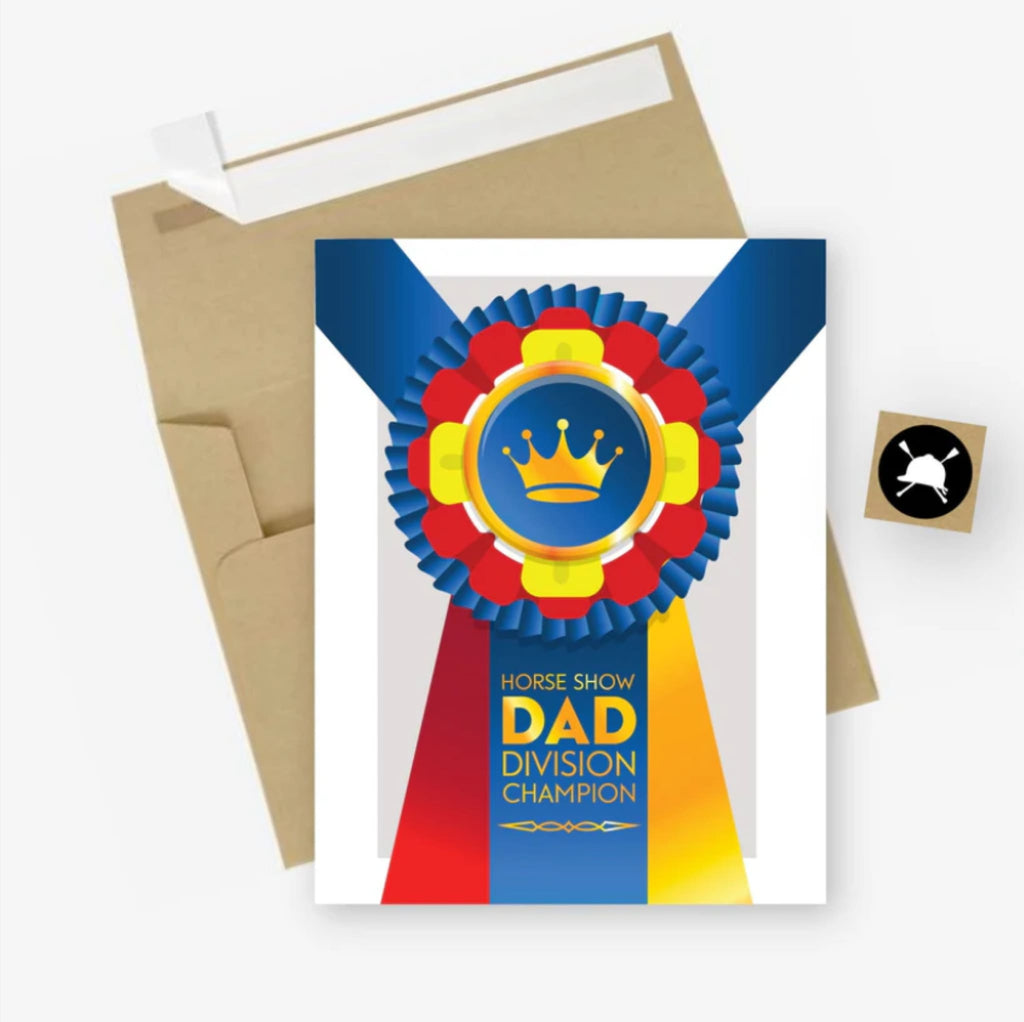 Horse Show Dad Card