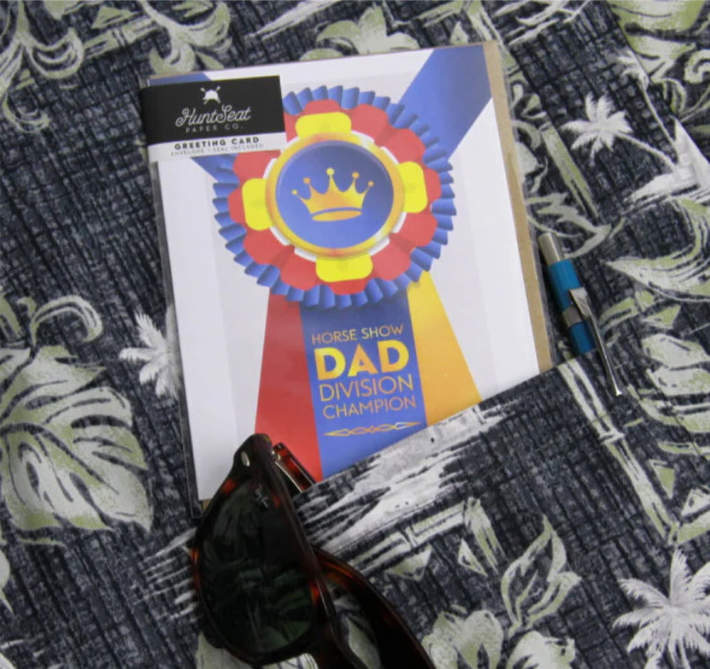 Horse Show Dad Card