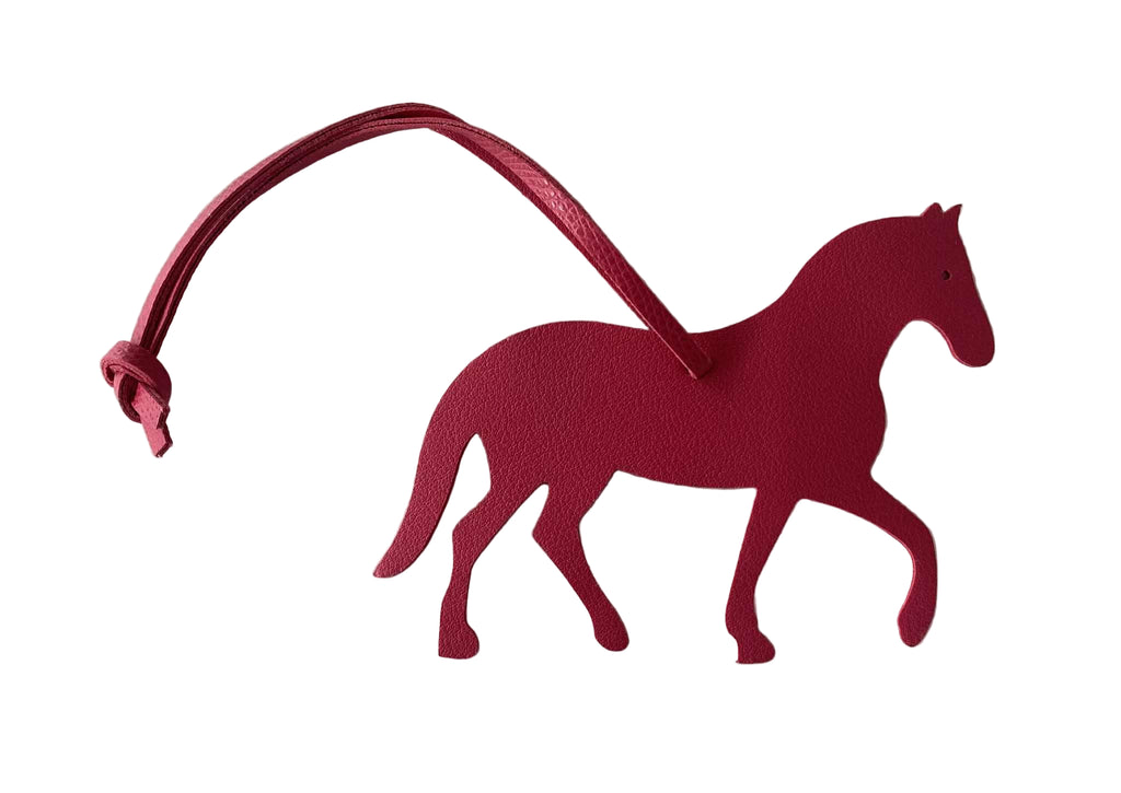 Horse Bag Tag - Pink