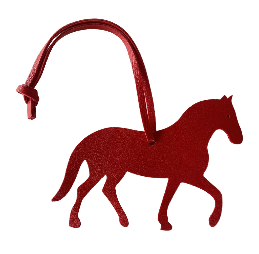 Horse Bag Tag - Red