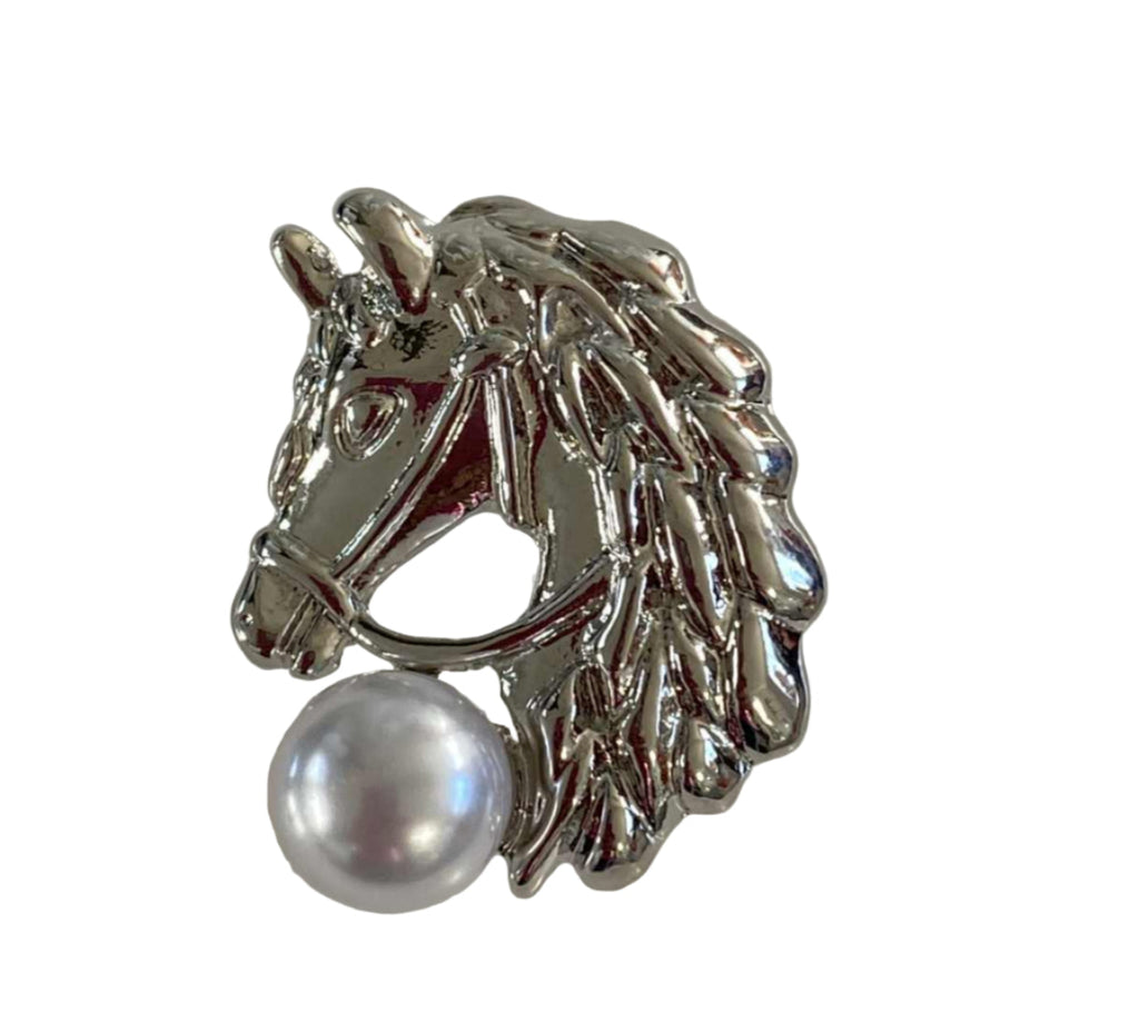 Horse Head Brooch