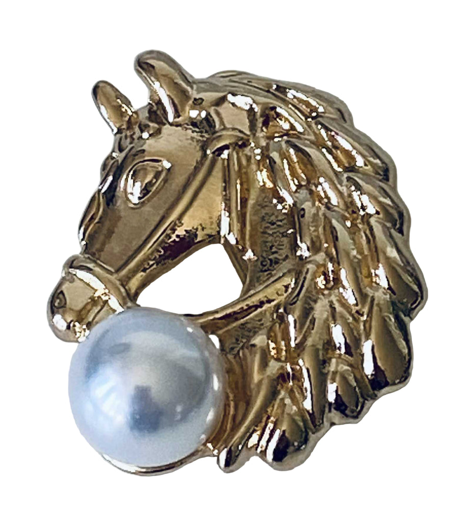 Horse Head Brooch
