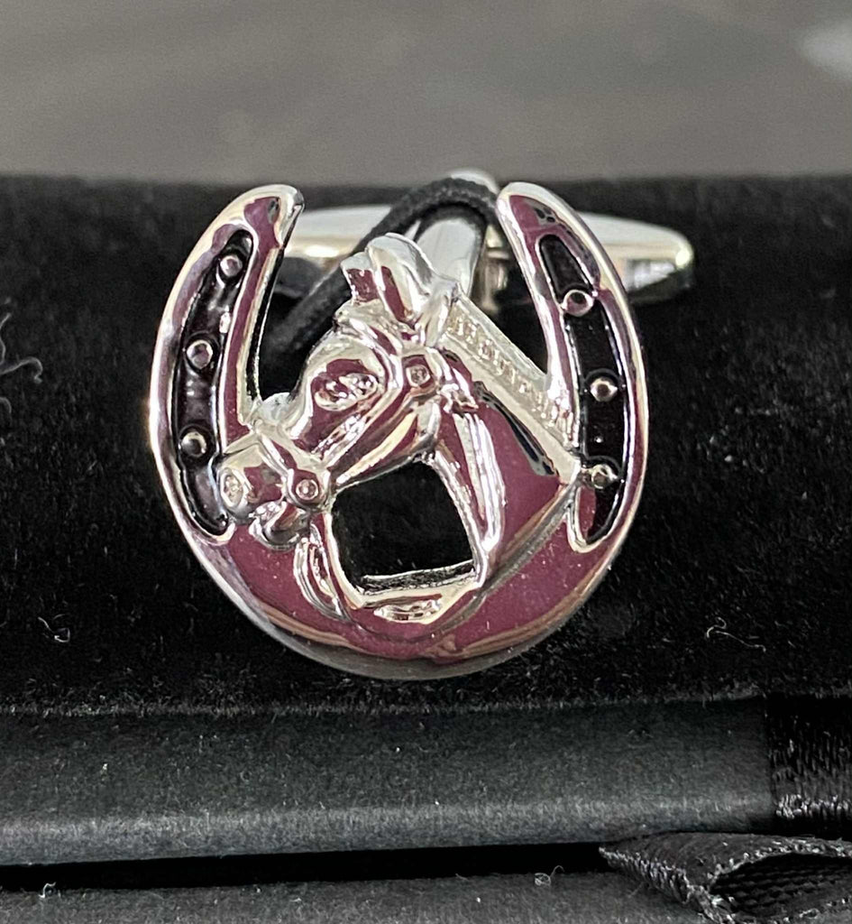 Horse Shoe & Head Cufflinks