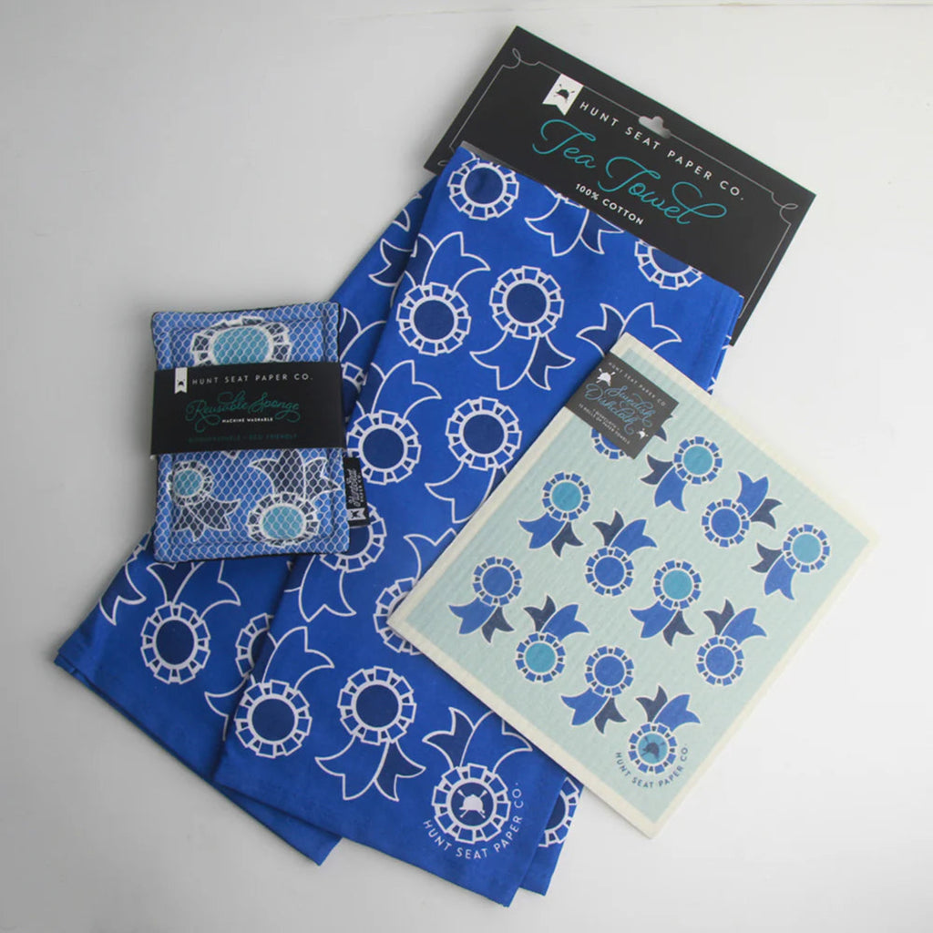 Horse Show Rosettes Tea Towel