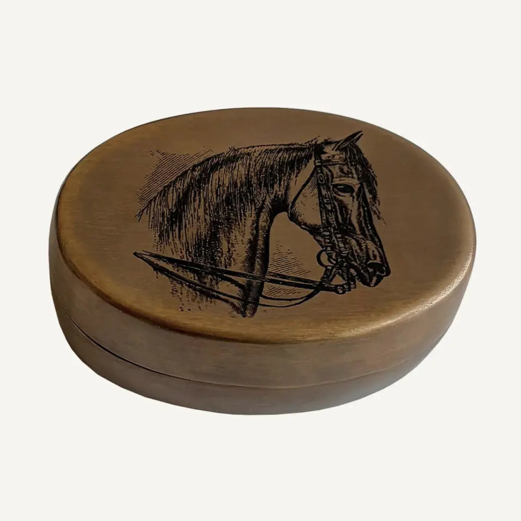 Horse with Bridle Box