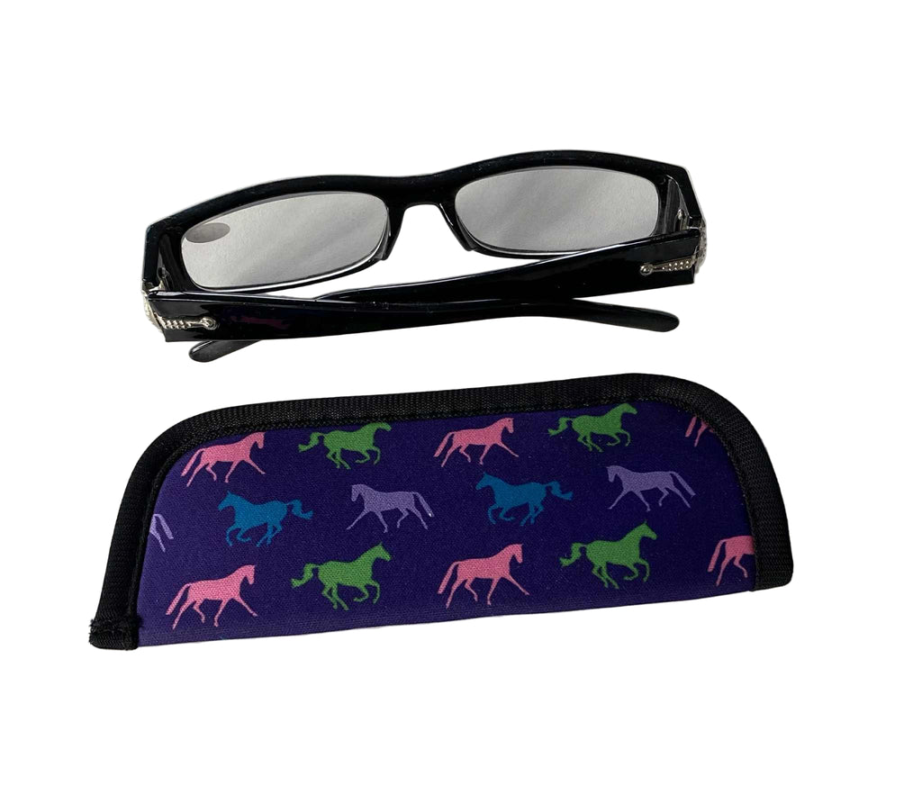 Horses Reader Glasses Cover