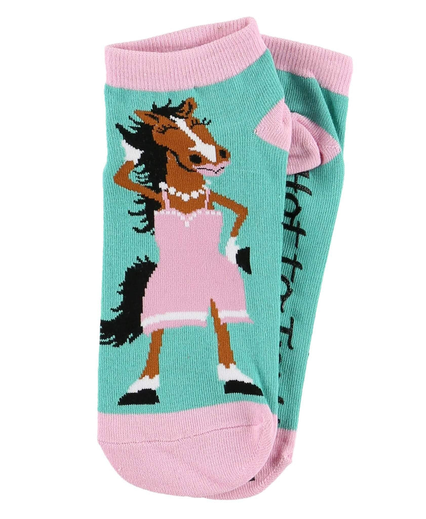 Hot to Trot Horse Women's Slipper Sock