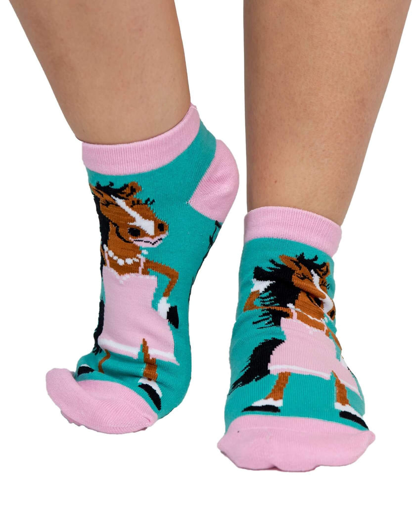 Hot to Trot Horse Women's Slipper Sock