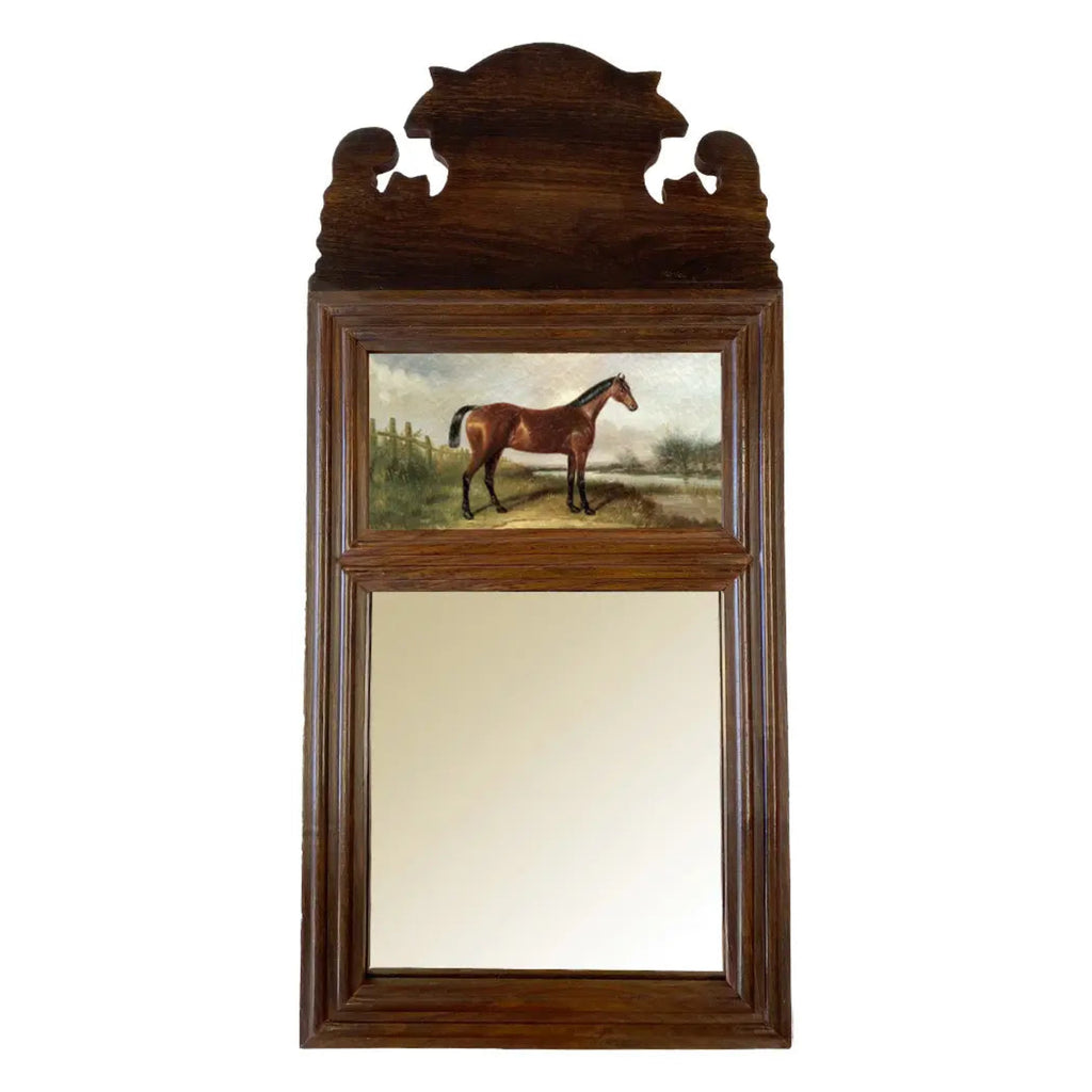Hunter Horse Timber Framed Mirror