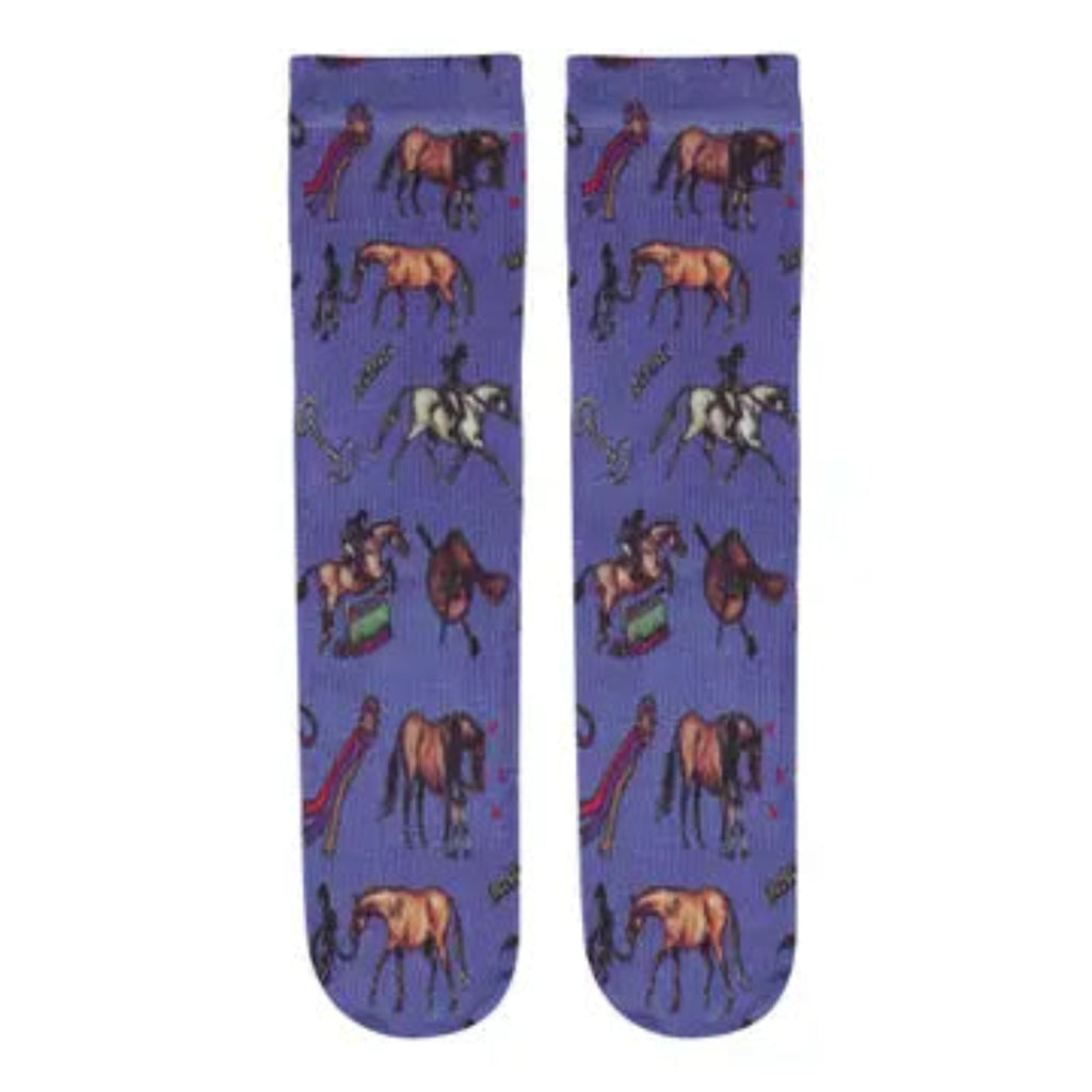 Hunter Ponies Socks - Blue