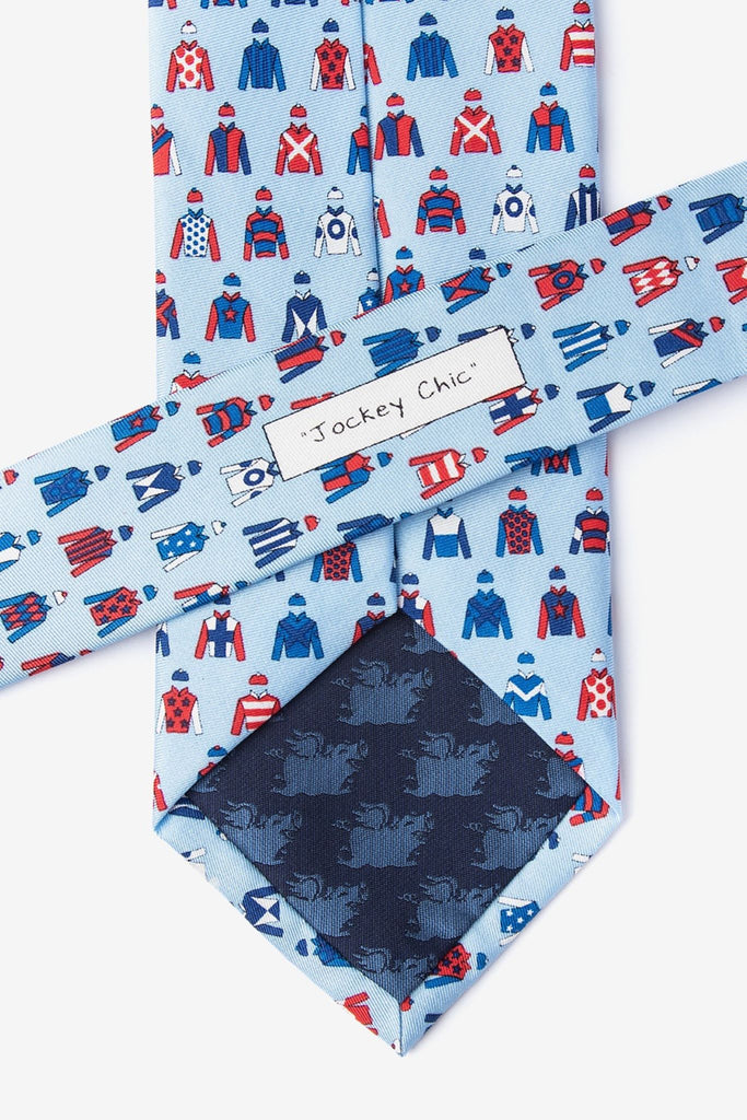 Jockey Chic Light Blue Silk Tie