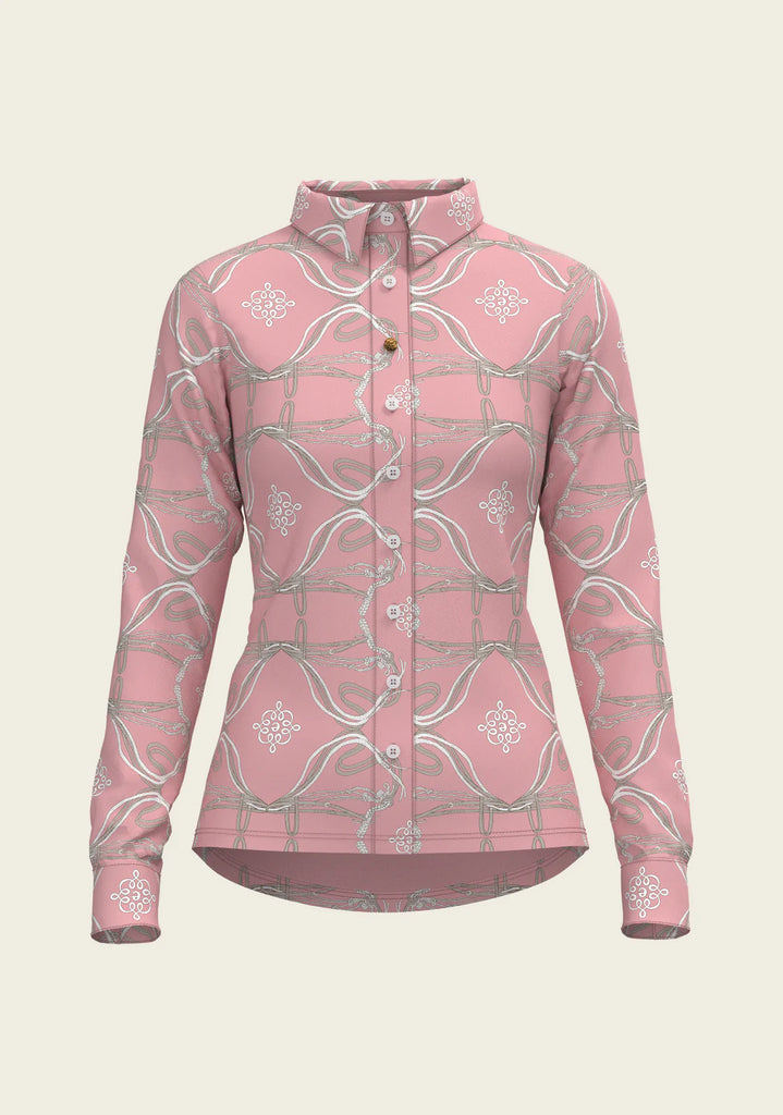 Espoir Rose Roped Bridles  Quarter Zip Shirt