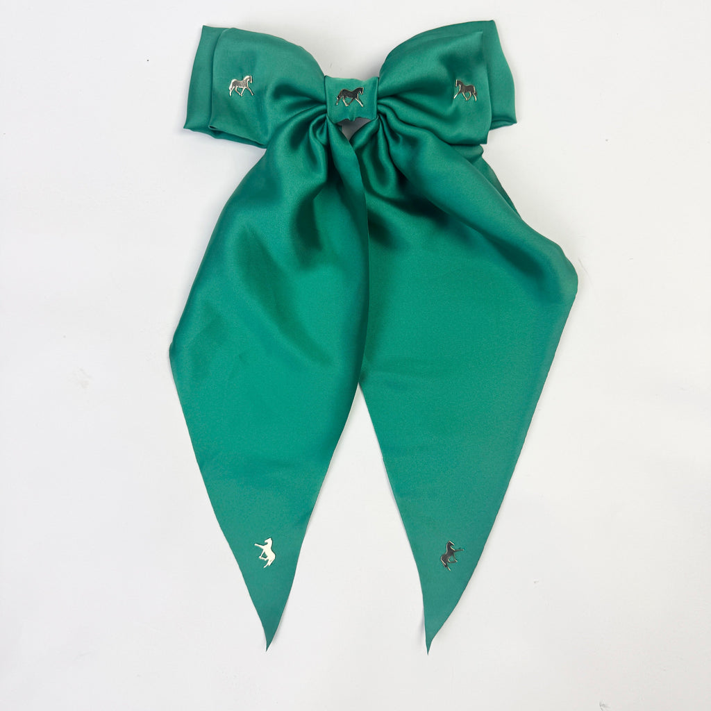Large Emerald Horses Bow