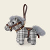 Light Grey Pony Keyring