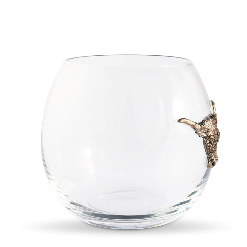 Longhorn Stemless Wine Glass