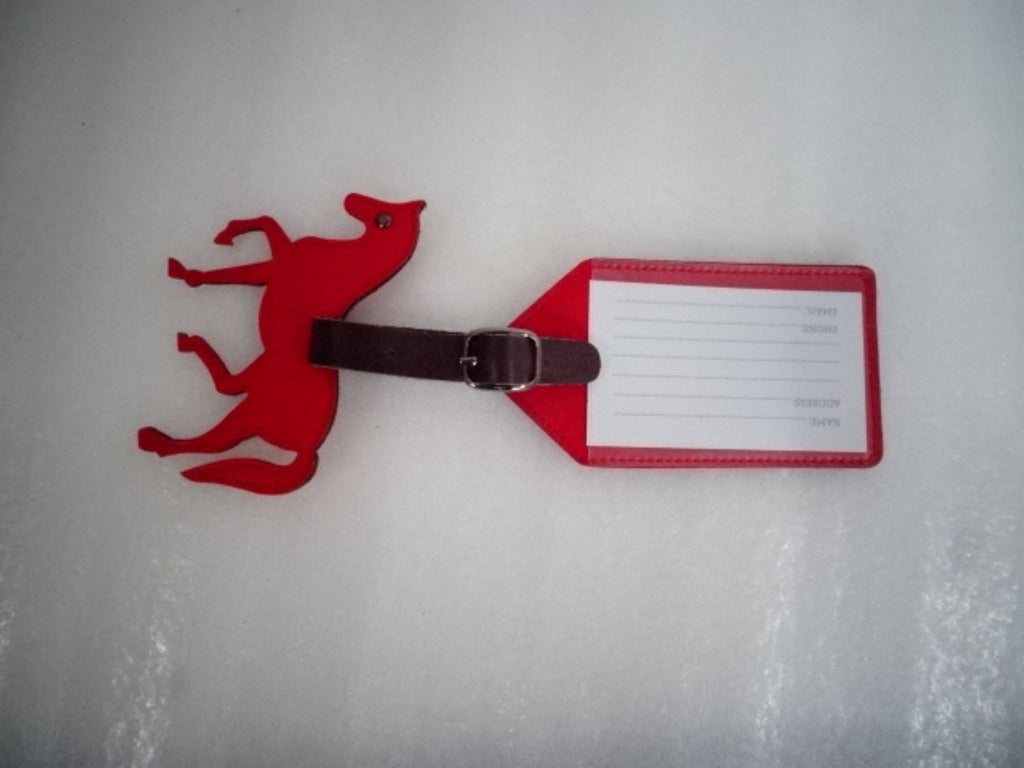 Red Horse Luggage Tag