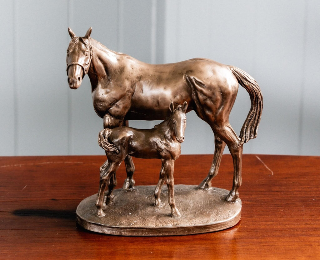 Mare & Foal Sculpture