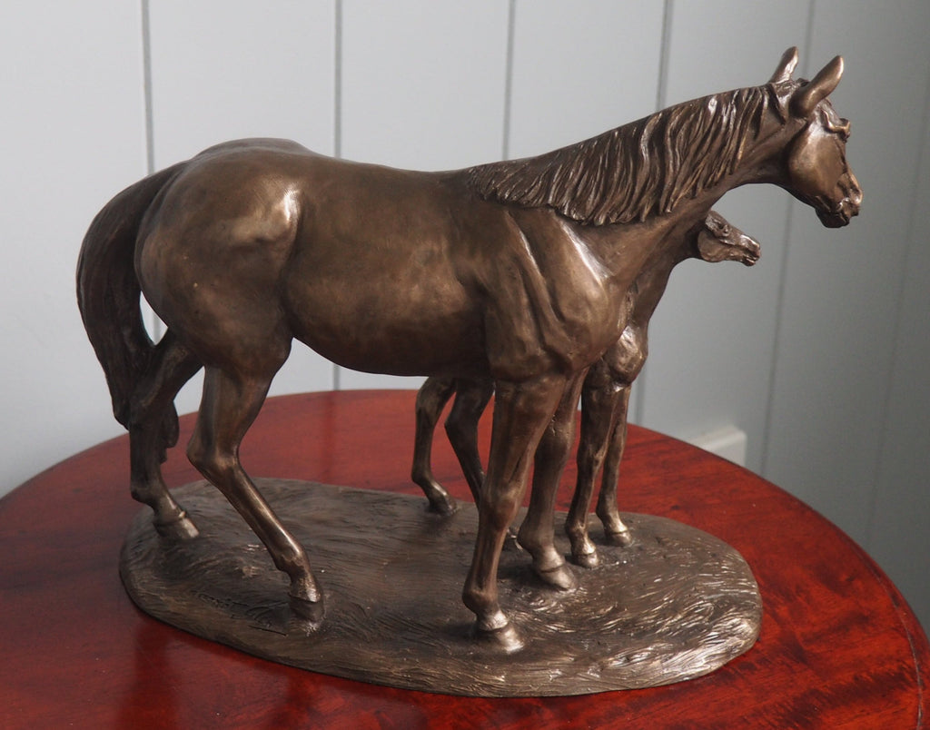 Mare & Foal Sculpture