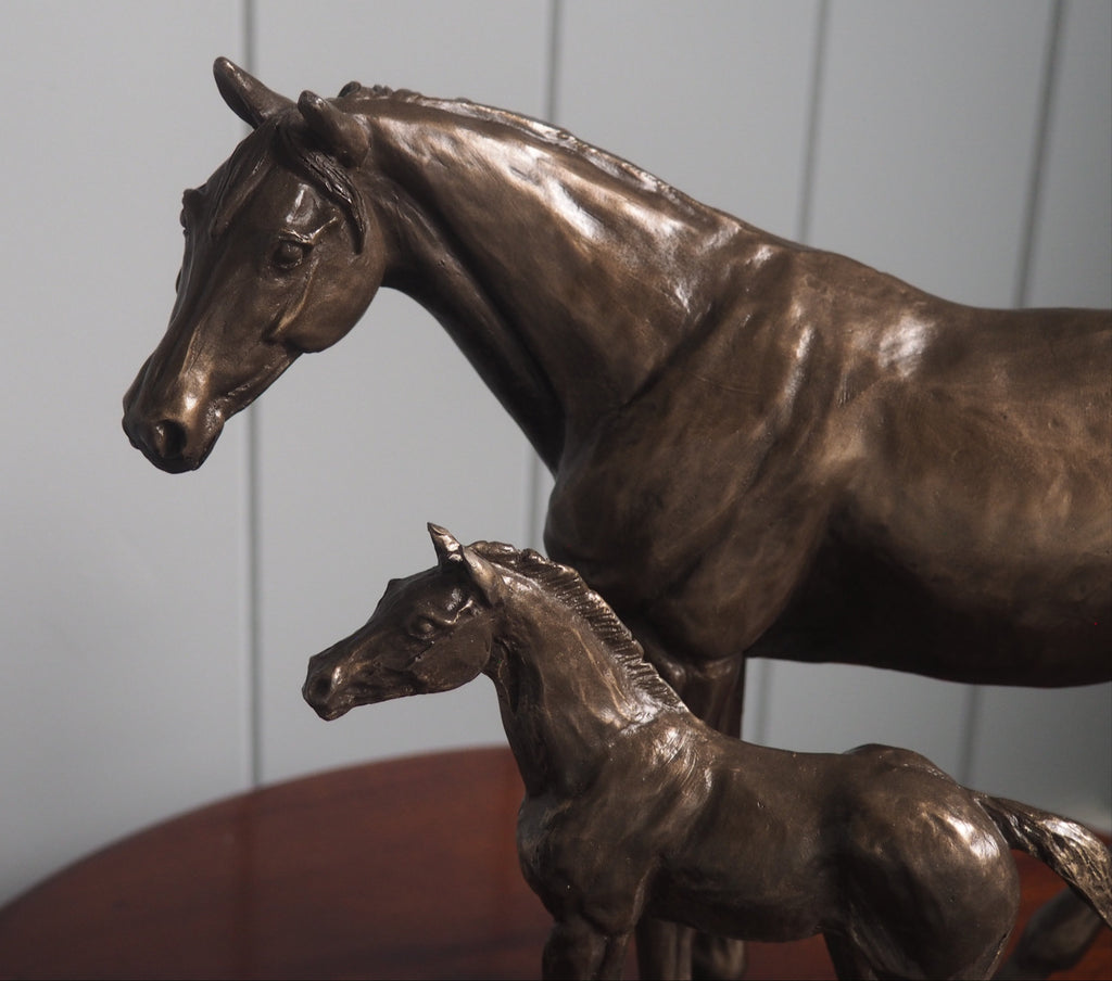 Mare & Foal Sculpture