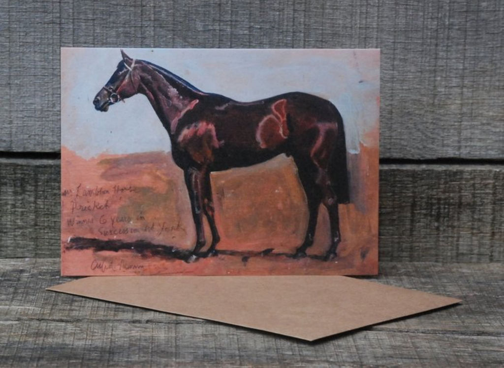 Mr Lambton's Horse - Pricket Card