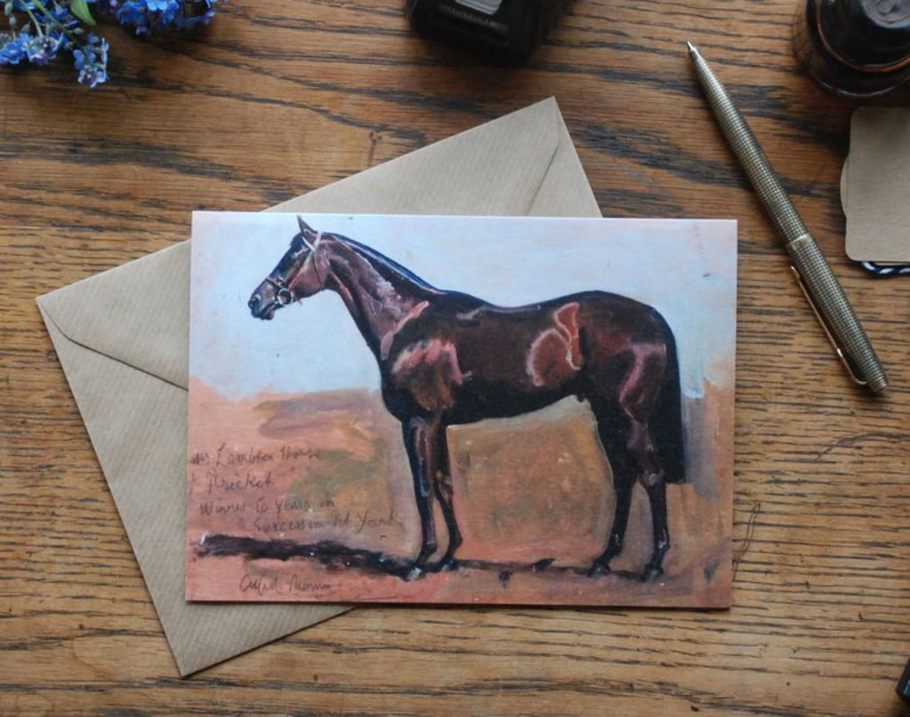 Mr Lambton's Horse - Pricket Card