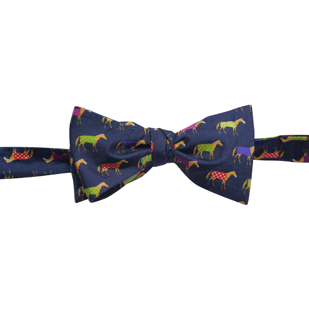 Multi Coloured Horse  Bow Tie