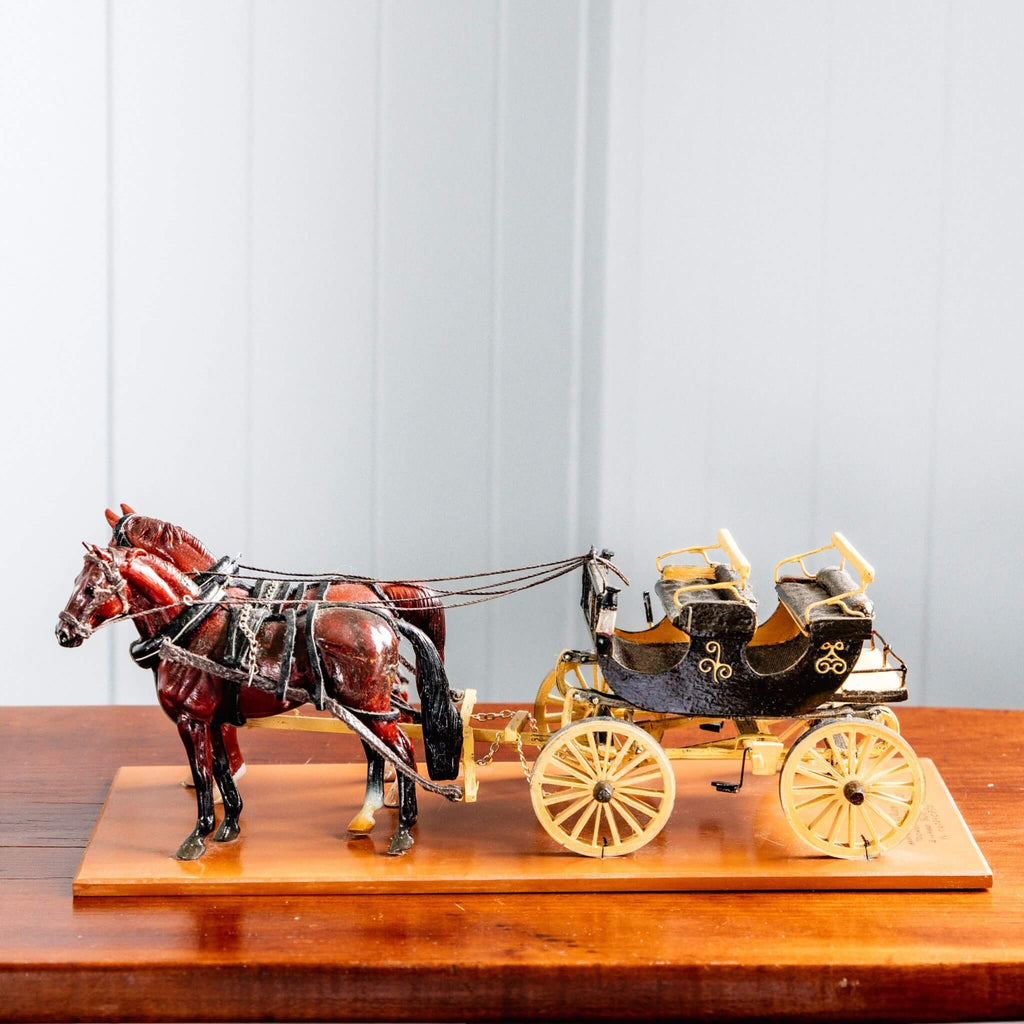 Pair Of Horse Open Buggy