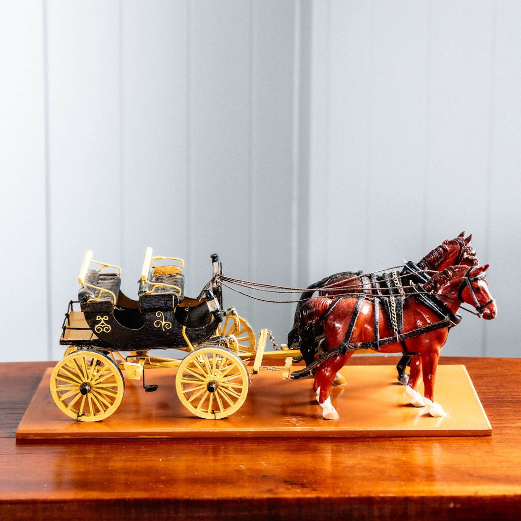 Pair Of Horse Open Buggy