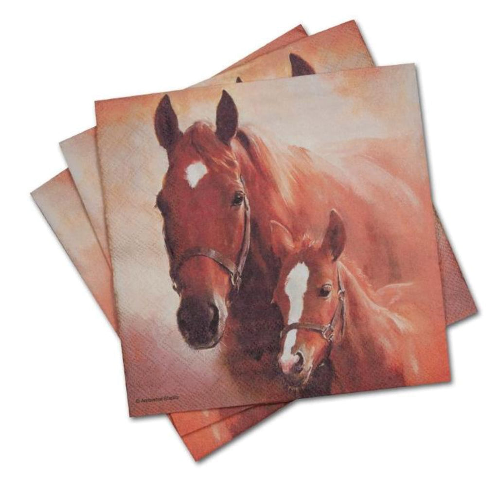 Paper Lunch Napkins- Mare & Foal