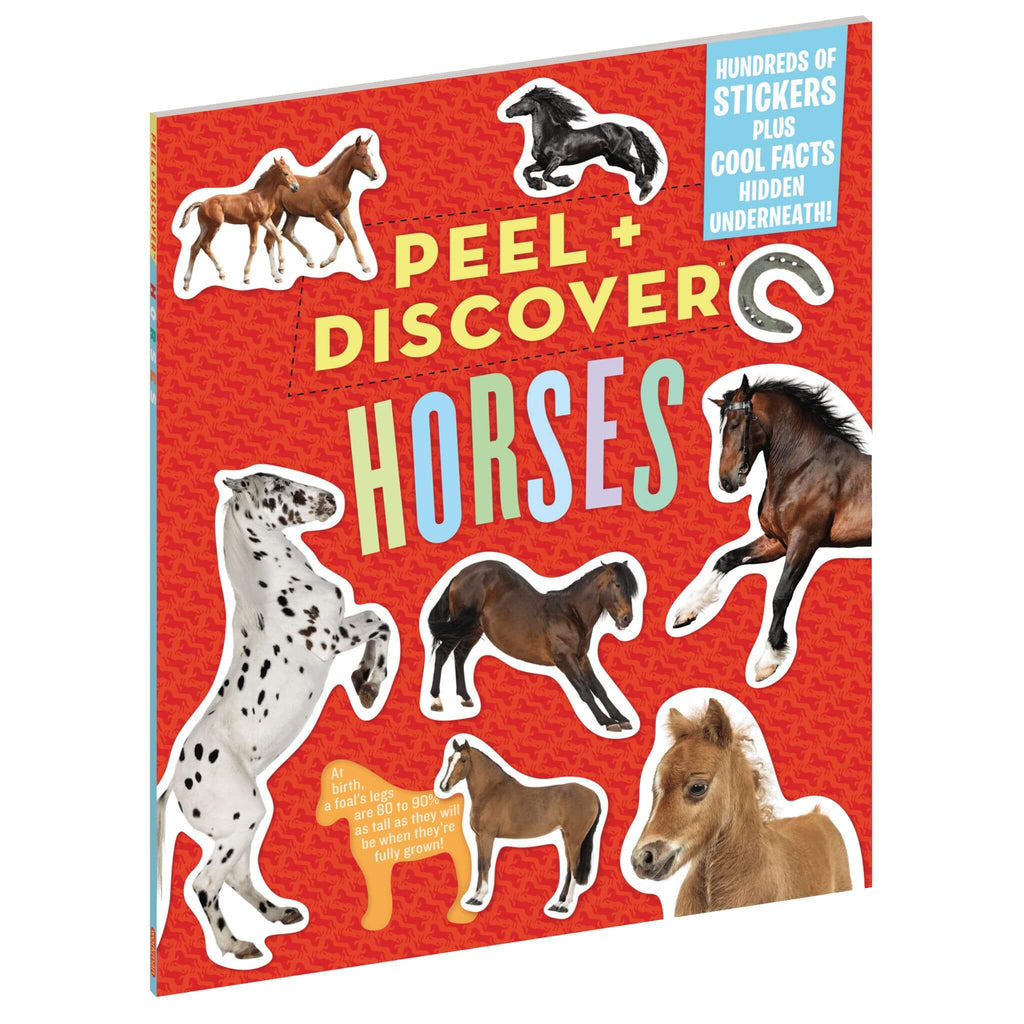 Peel + Discover Horses Sticker Books