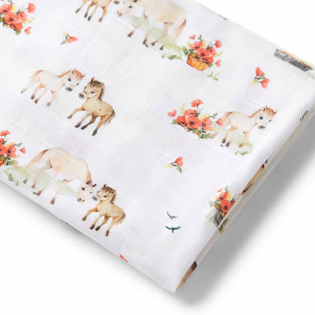 Pony Pals Organic Muslin Wrap