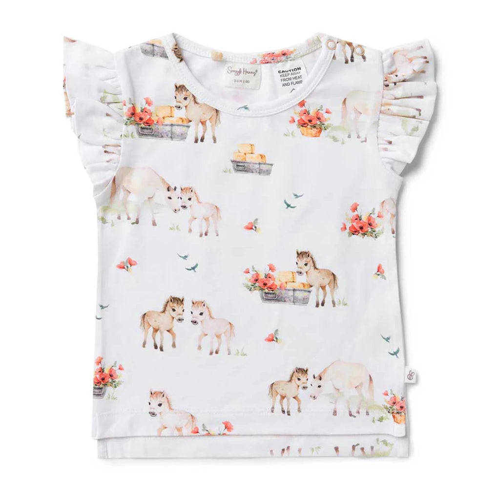 Pony Pals Organic T-Shirt with Frill