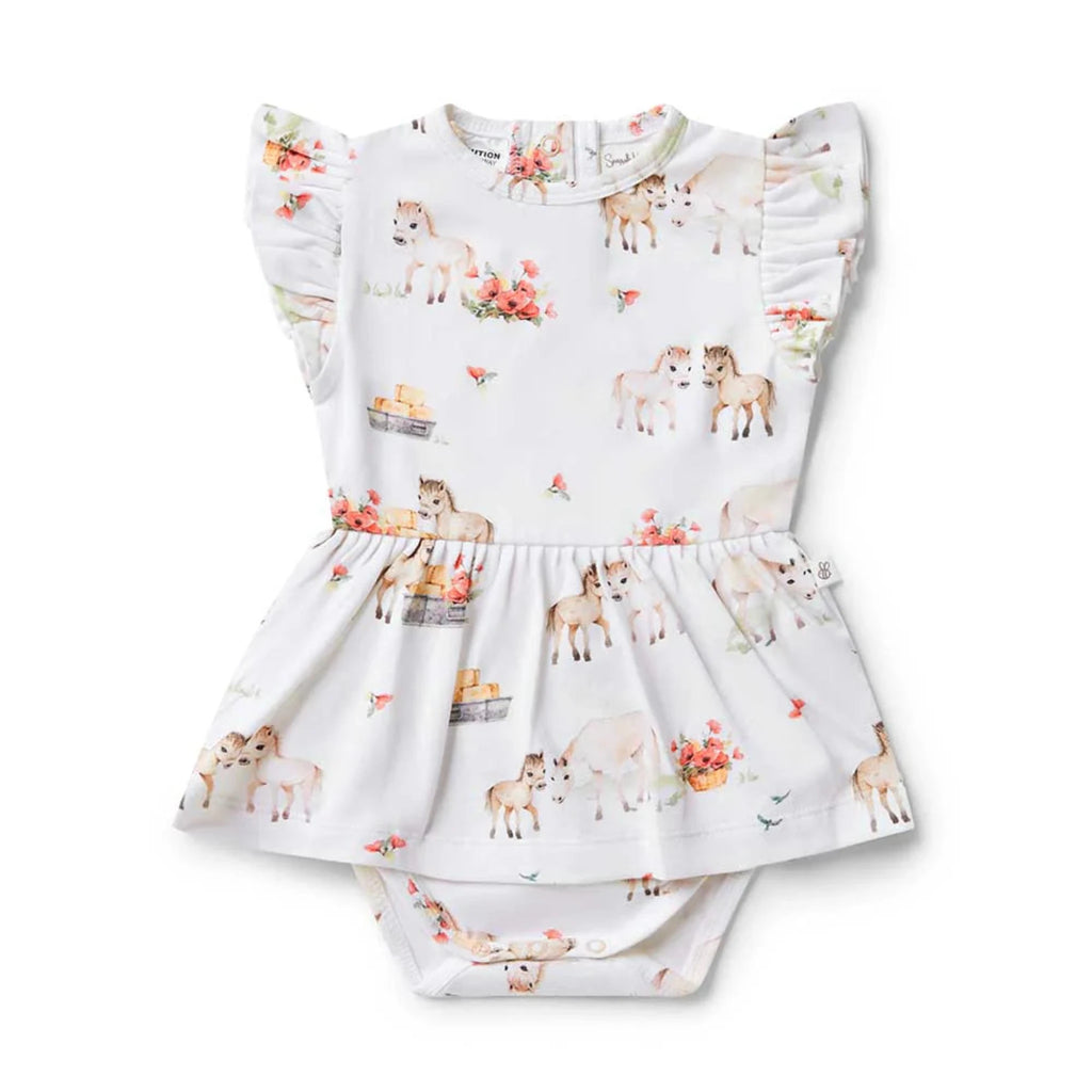 Pony Pals Short Sleeve Organic Dress