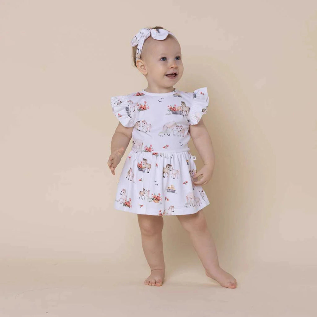 Pony Pals Short Sleeve Organic Dress