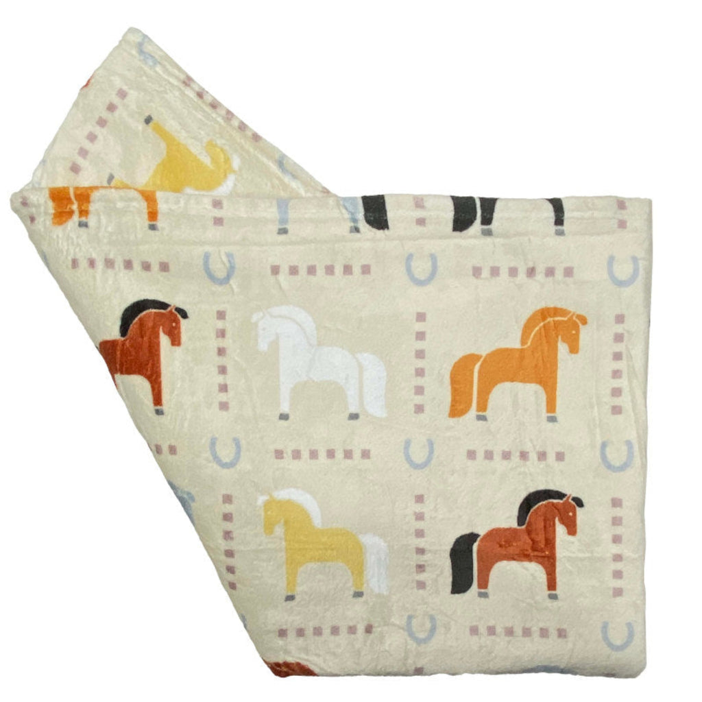Pony Palisades Throw Blanket