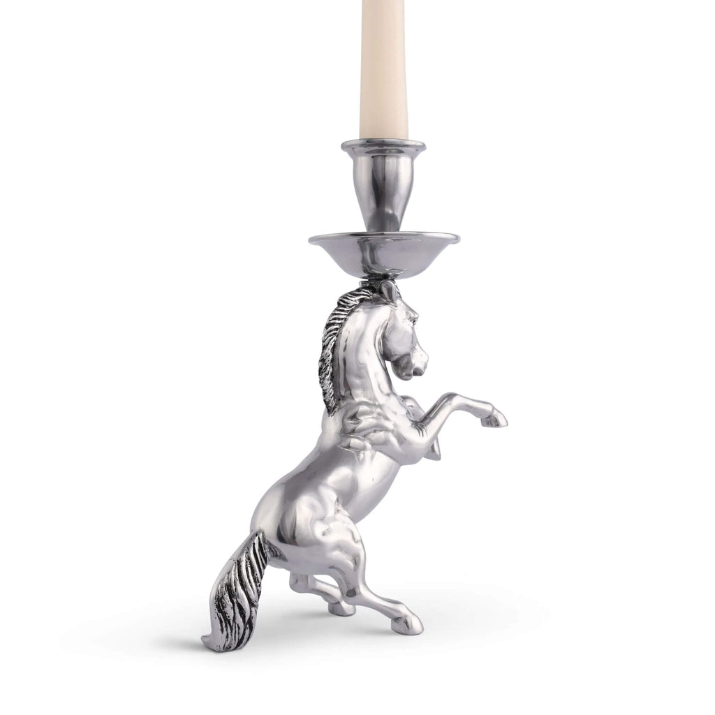 Rearing Horse Candle Stick Holder