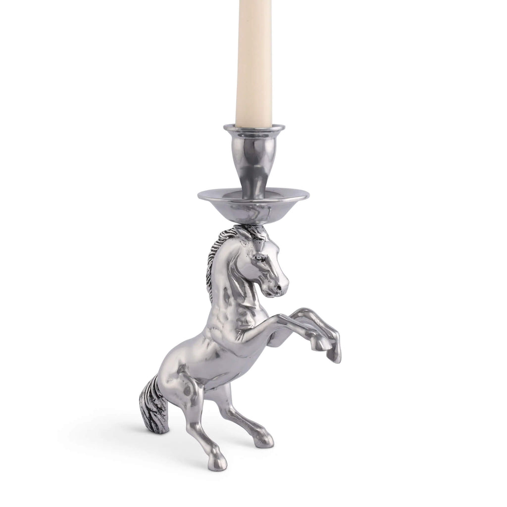 Rearing Horse Candle Stick Holder