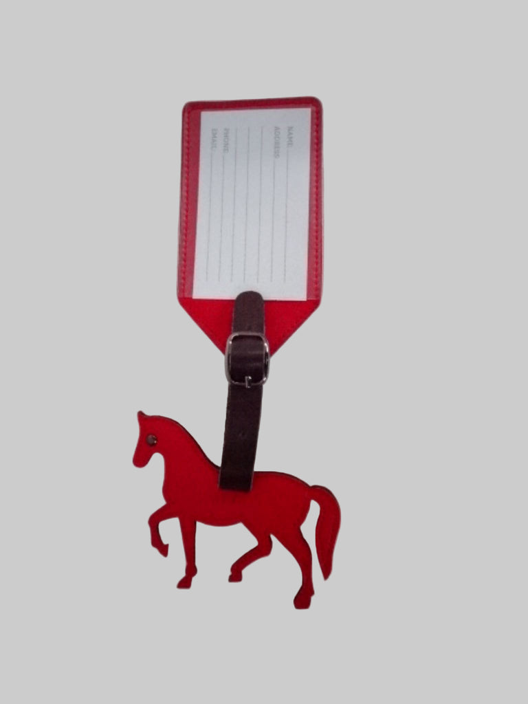 Red Horse Luggage Tag