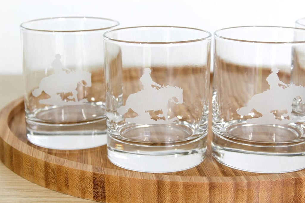 Reigning Horse Tumbler Set