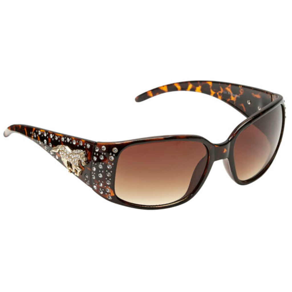 Rhinestone Horse Sunglasses