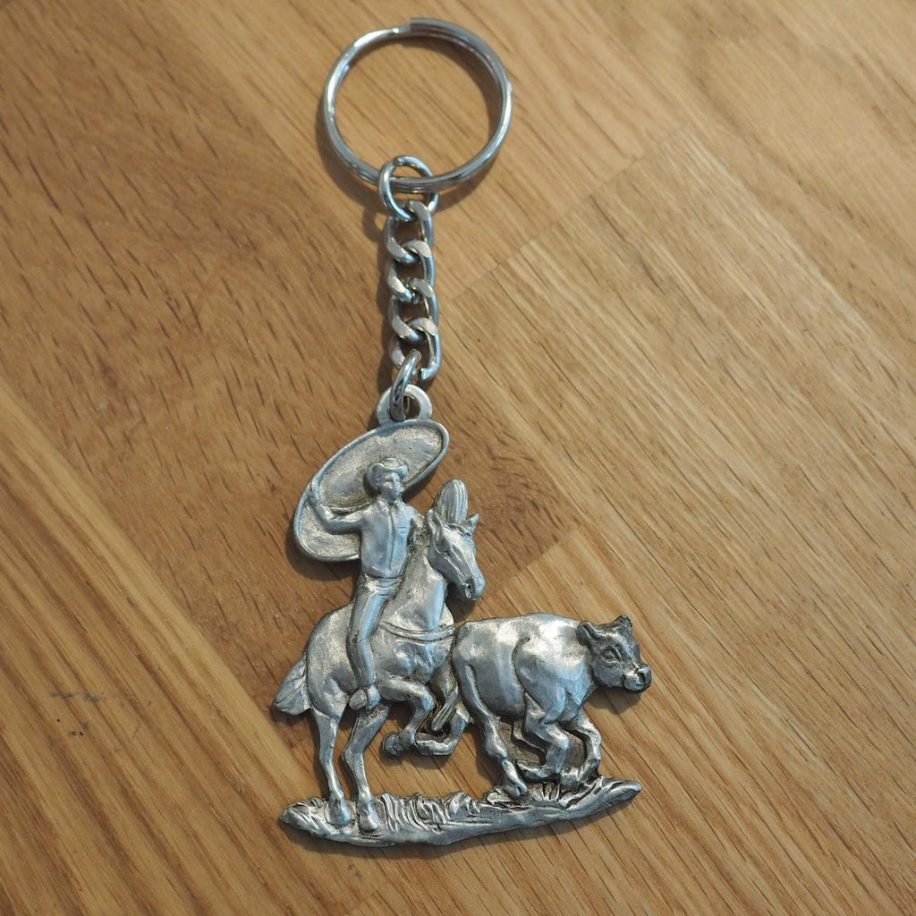 Roping Horse Key Ring