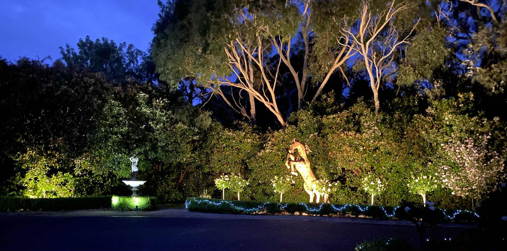 Rustic Horse Garden Statue