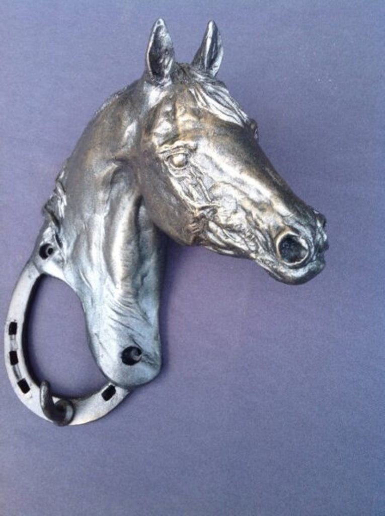 Sculptured Horse Head Utility Hook