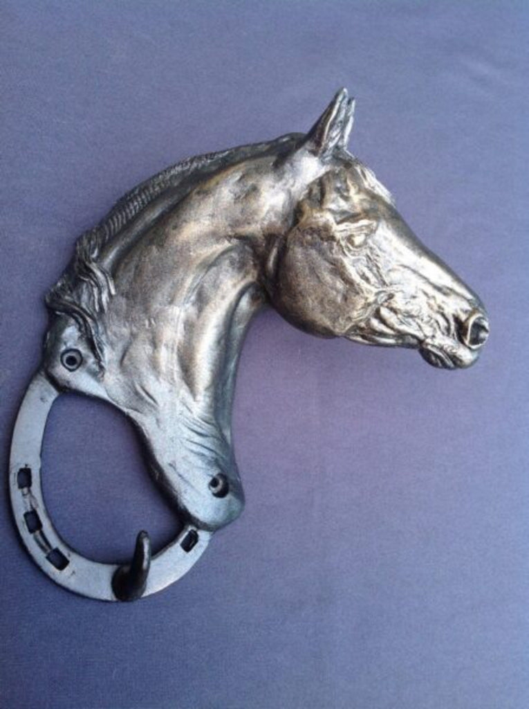 Sculptured Horse Head Utility Hook