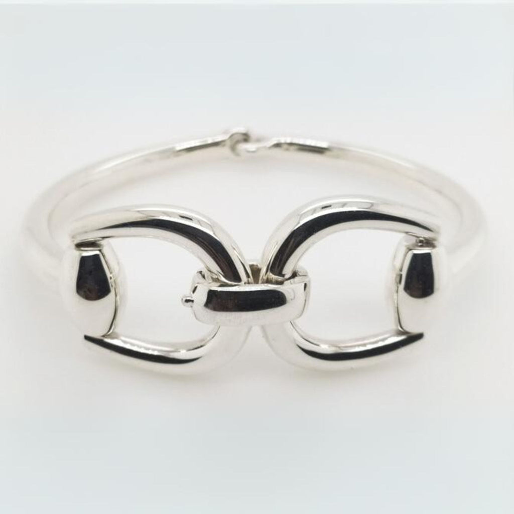 Snaffle Bangle - Sterling Silver