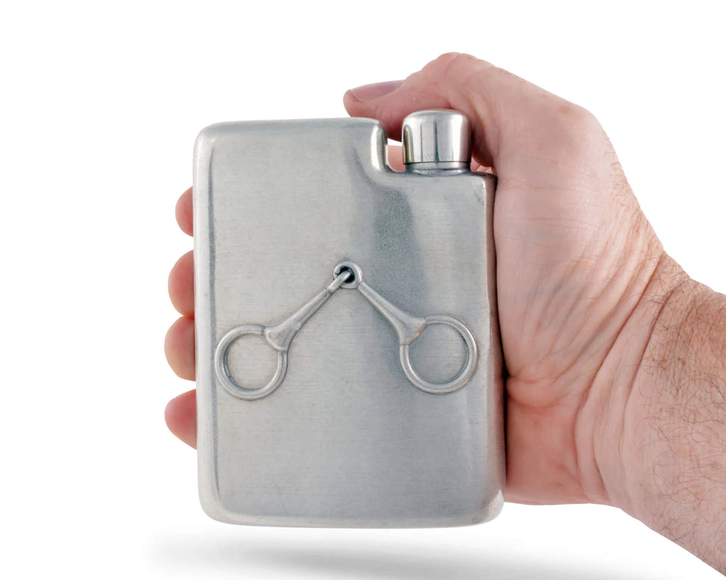 Snaffle Bit Hip Flask