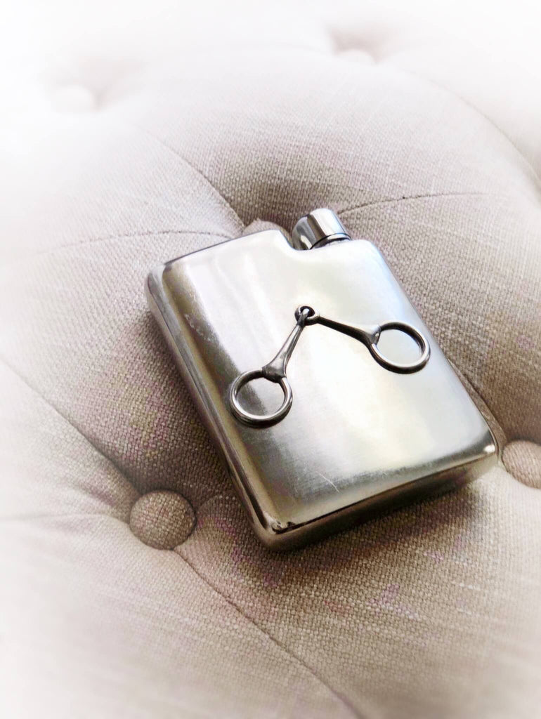 Snaffle Bit Hip Flask