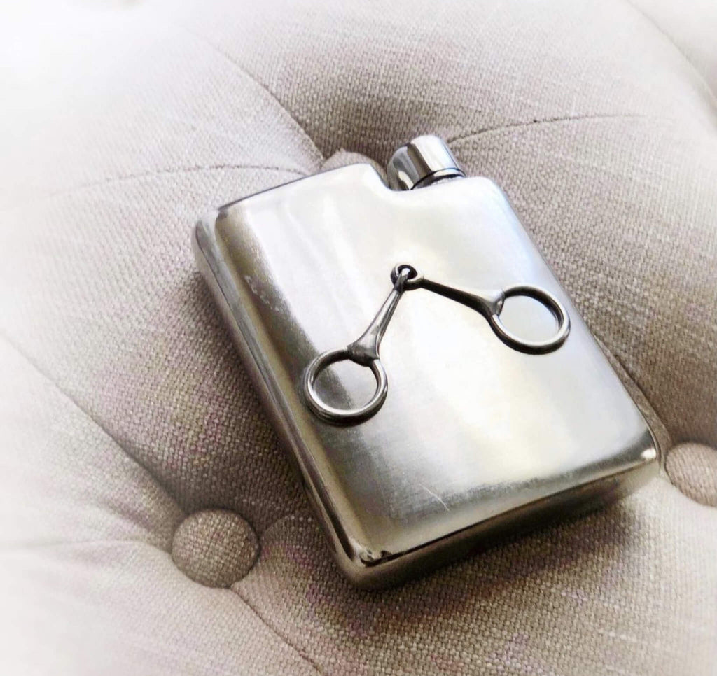 Snaffle Bit Hip Flask