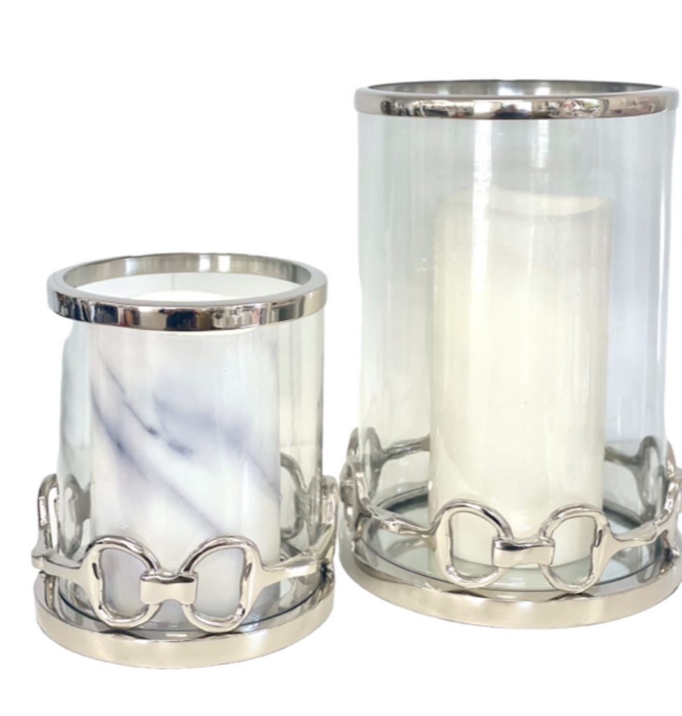 Snaffle Bit Hurricane Lamp -Large