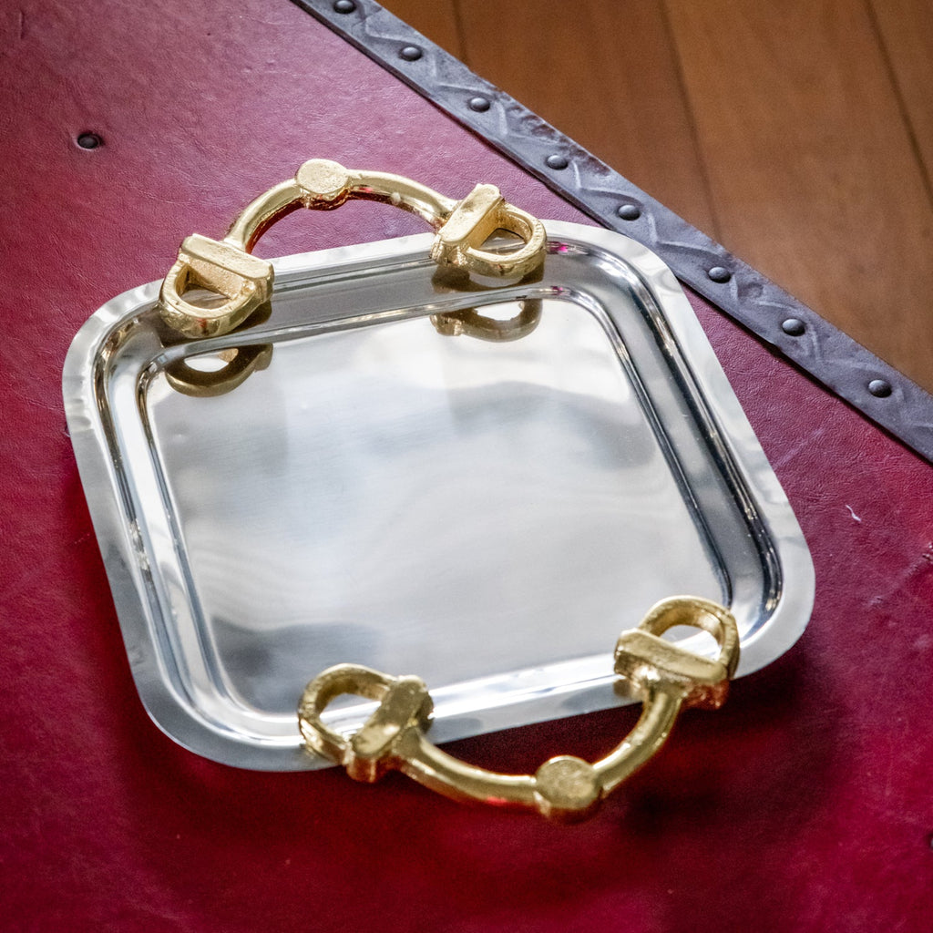 Snaffle Bit Square Tray